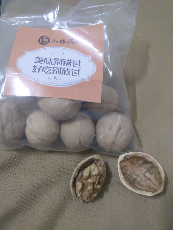 【小鹿范儿】 新疆特产 500G休闲零食2018年新核桃 坚果炒货  阿克苏薄皮核桃 新疆薄皮核桃160G怎么样，好用吗，口碑，心得，评价，试用报告,第4张