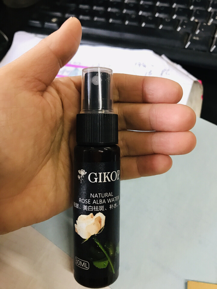 GIKOP保加利亚有机白玫瑰纯露爽肤水喷雾 补水保湿 焕白控油 滋润营养 紧致毛孔男女适用 白玫瑰30ML怎么样，好用吗，口碑，心得，评价，试用报告,第4张