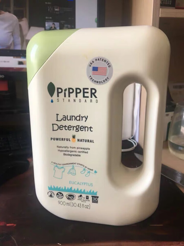 PIPPER 洗衣液尤加利香 900ml 婴儿洗衣液 植物酵素 尤加利香型怎么样，好用吗，口碑，心得，评价，试用报告,第4张