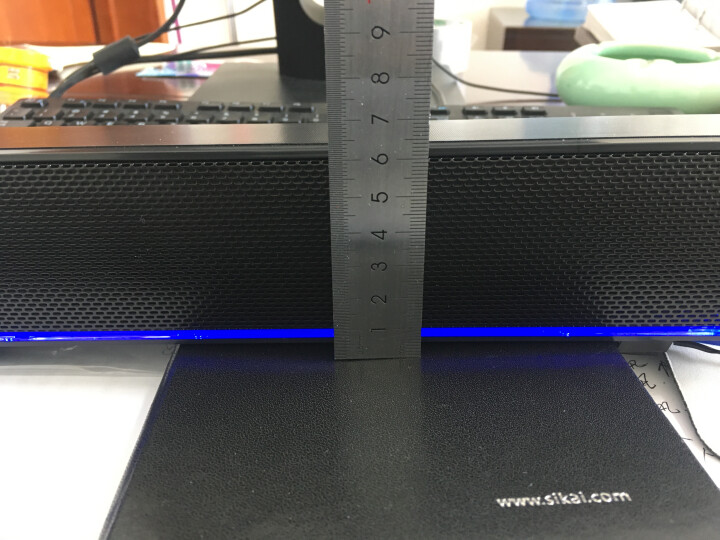 SADA 电脑音箱台式机笔记本重低音家用迷你长条多媒体低音炮回音壁小音箱USB家用桌面有源影手机喇叭 品质黑V,第3张