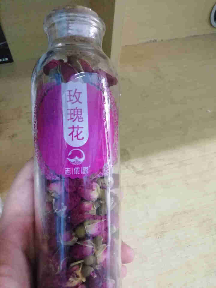 老侬家 玫瑰花茶 茉莉花苞茶叶胎菊花草茶平阴玫瑰组合花茶 3花搭配 玫瑰花怎么样，好用吗，口碑，心得，评价，试用报告,第2张