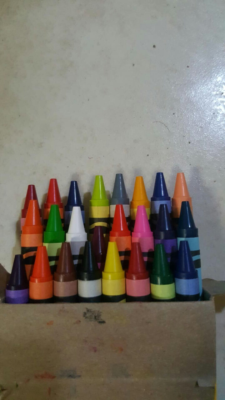 美国绘儿乐Crayola 儿童绘画 画笔工具 彩色蜡笔套装 学生绘画练习 24色标准蜡笔52,第4张