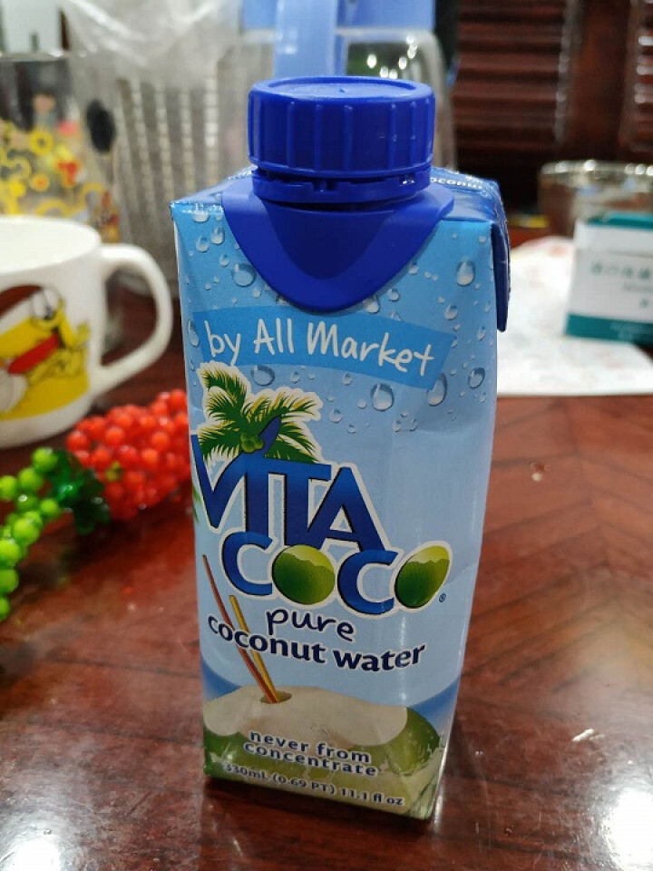 唯他可可（Vita Coco）天然椰子水进口NFC果汁饮料330ml*4瓶怎么样，好用吗，口碑，心得，评价，试用报告,第4张