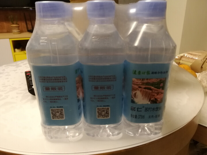 名仁（mingren） 名仁苏打水无糖无气弱碱性水饮料375ml*6瓶怎么样，好用吗，口碑，心得，评价，试用报告,第4张