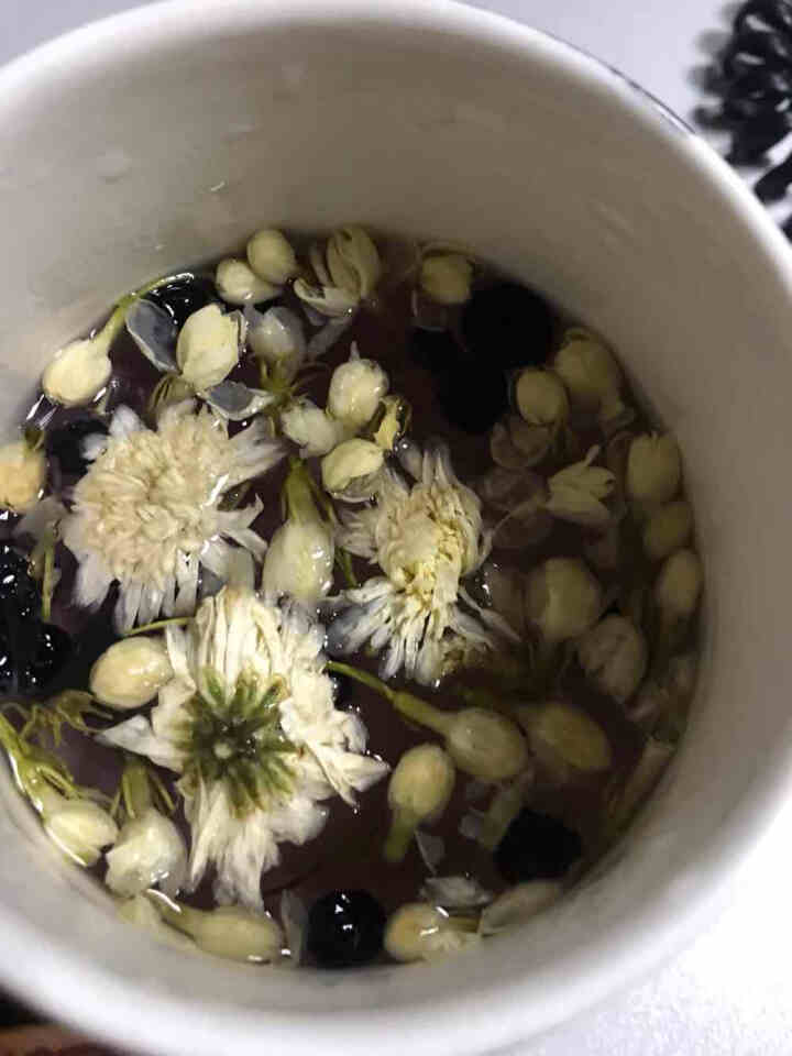 鲜萌花草茶 幽兰菊花黑果枸杞茶 茉莉花菊花黑枸杞养生组合花茶包眼睛干涩清目去疲劳下火气凉茶12袋/盒 幽兰—菊花黑果枸杞茶怎么样，好用吗，口碑，心得，评价，试用,第2张