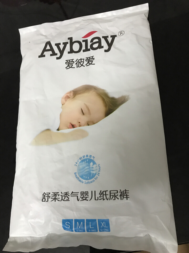 爱彼爱(Aybiay)纸尿裤L码60片婴儿尿不湿大码超薄透气男女宝宝S/M/L/XL/XXL拉拉裤 M码3片便携装怎么样，好用吗，口碑，心得，评价，试用报告,第2张