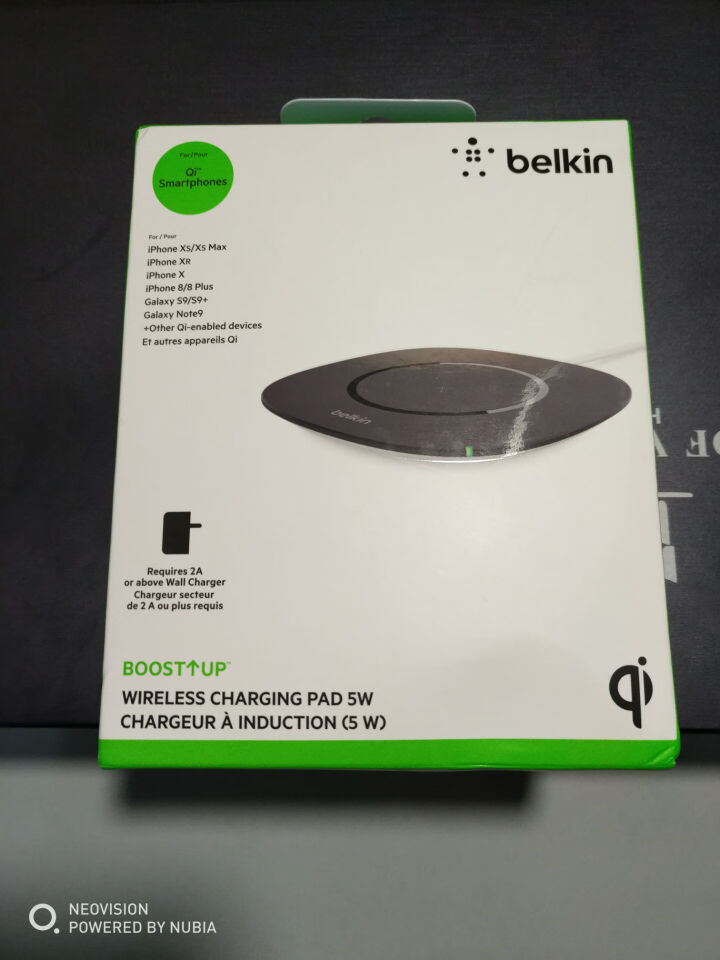 Belkin/贝尔金手机无线充电器苹果原配iphone8/8p/X/XS Max华为小米通用立式快充 5W 黑色简约无线充怎么样，好用吗，口碑，心得，评价，试用,第3张