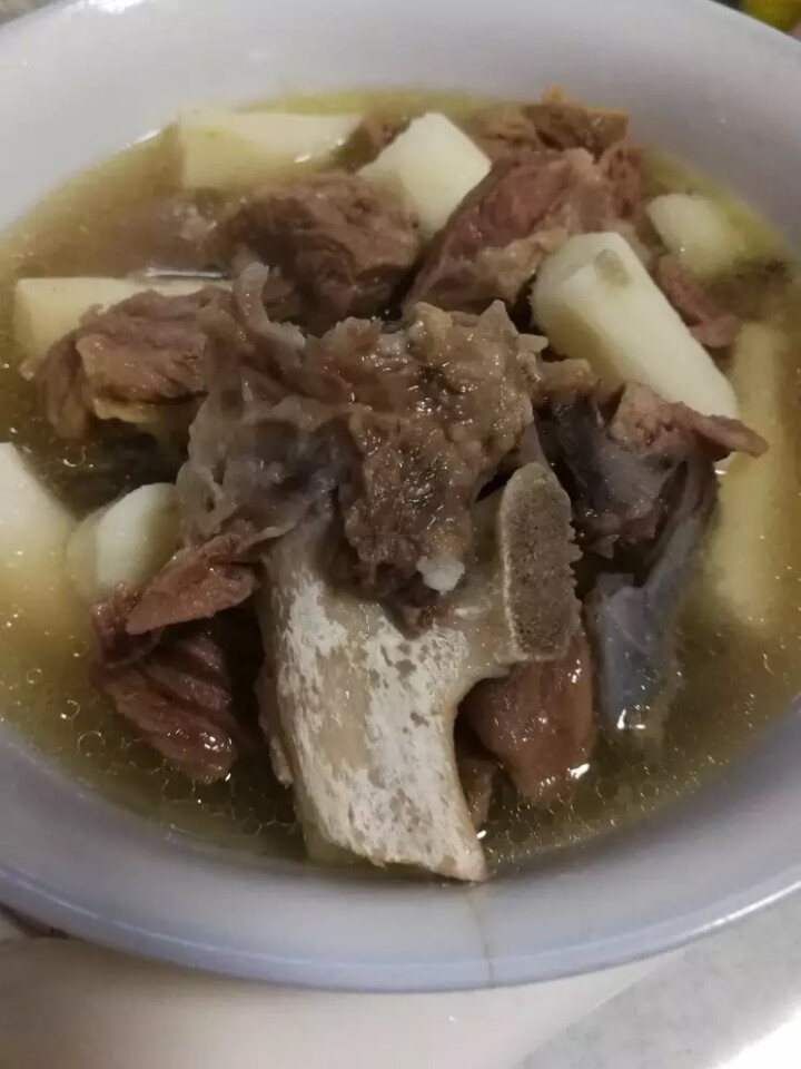 如康牛脊骨500g*2 炖汤牛骨 牛肉 火锅食材 清真食品 2包怎么样，好用吗，口碑，心得，评价，试用报告,第3张