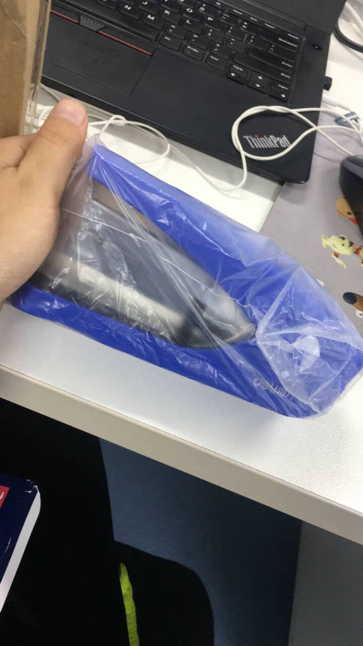 得力(deli）省力订书机大号重型加厚钉20页50页学生用女定书机中号标准型多功能迷你小号订书器办公 0373省力型  可订25页 混色怎么样，好用吗，口碑，心,第4张