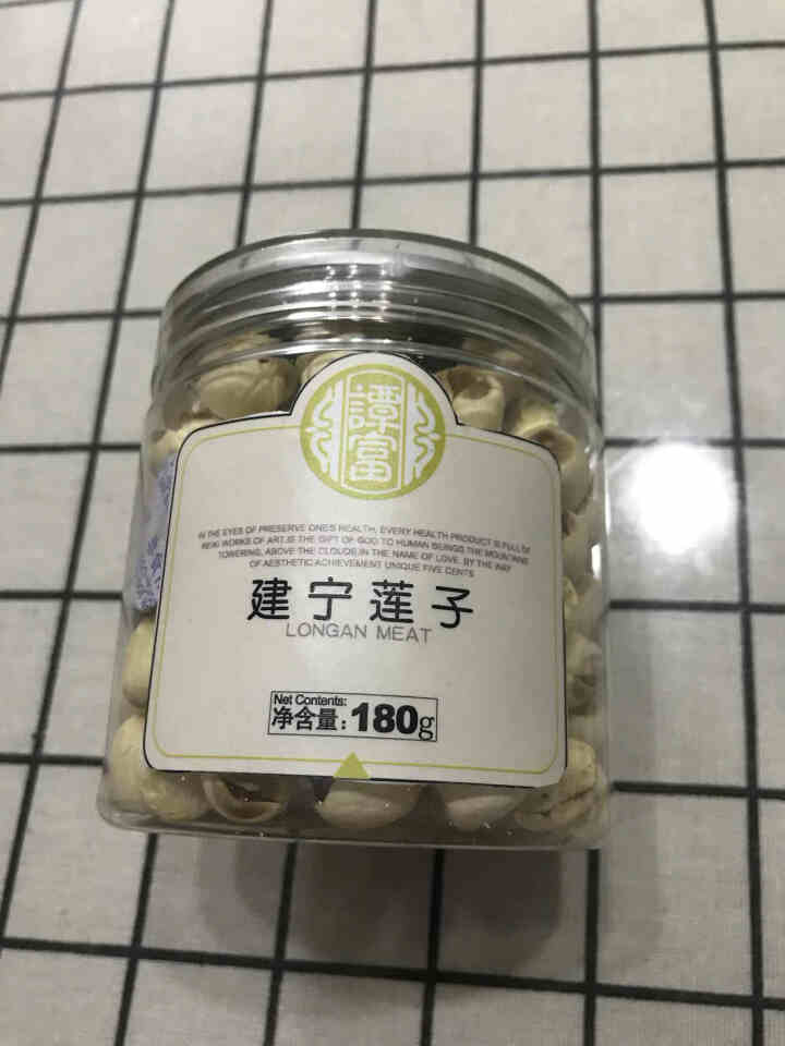 谭富正宗建宁莲子干货去芯 无芯白莲180g 特产新莲绿色食品无熏硫怎么样，好用吗，口碑，心得，评价，试用报告,第2张