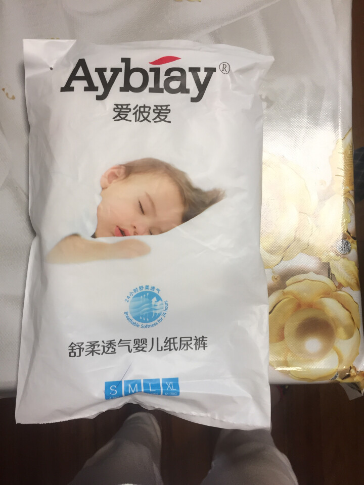 爱彼爱(Aybiay)纸尿裤L码60片婴儿尿不湿大码超薄透气男女宝宝S/M/L/XL/XXL拉拉裤 S码3片便携装怎么样，好用吗，口碑，心得，评价，试用报告,第4张