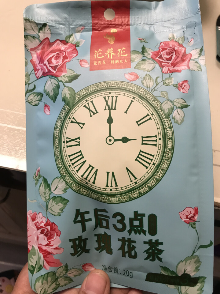 花养花 玫瑰花茶大朵烘干无硫特级平阴玫瑰茶大朵花冠袋装花草茶花茶 玫瑰花茶20g怎么样，好用吗，口碑，心得，评价，试用报告,第3张