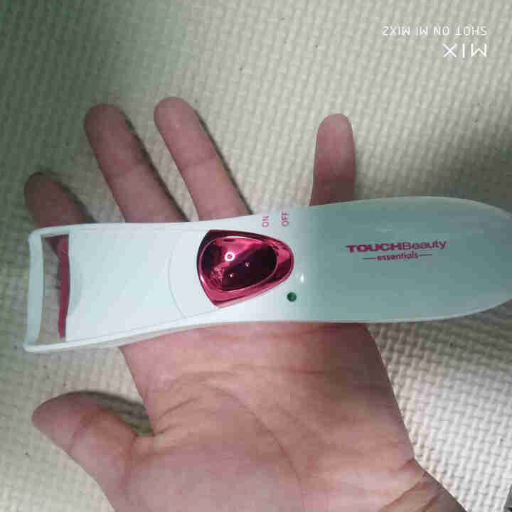 TOUCHBeauty电动睫毛夹 睫毛器 双层眼睫毛卷翘器 定型烫卷器 眼妆工具 睫毛夹电烫睫毛 双层睫毛卷翘器（2016A高温版白+胭脂红）怎么样，好用吗，口,第4张