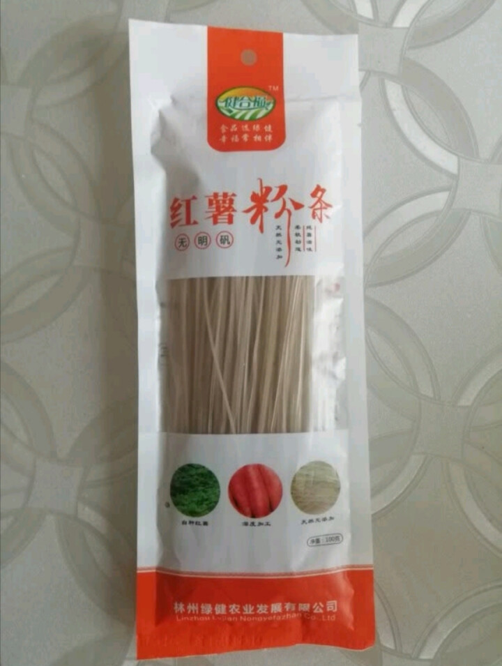 【林州馆】健合福太行高山红薯粉条200g  酸辣粉方便速食火锅炖粉条 粉丝宽粉条 红薯粉条100g怎么样，好用吗，口碑，心得，评价，试用报告,第2张