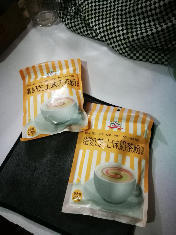 吉得利 蛋奶芝士奶茶粉 临期产品 四月上旬过期 低价处理五包200g八元就卖烘焙原料200g 200g*2袋怎么样，好用吗，口碑，心得，评价，试用报告,第4张