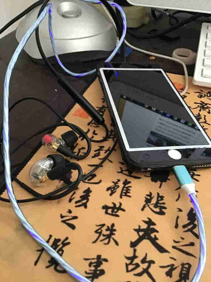 智能断电 苹果流光数据线快充车载七彩发光充电器抖音魔幻夜光跑马灯iphone6sp/7/8/xsma 苹果接口,第4张