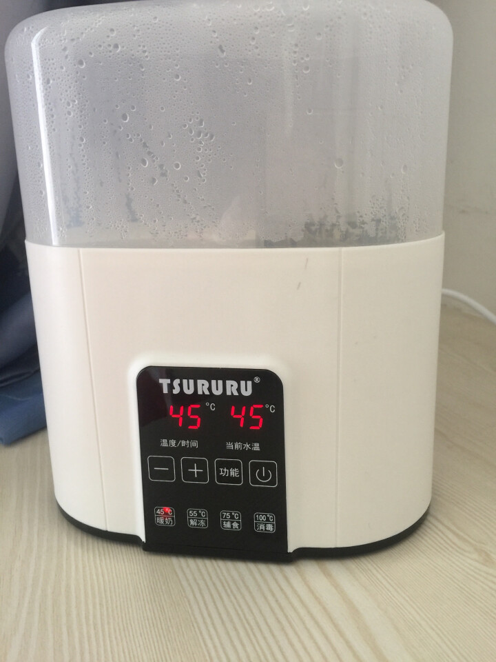 TSURURU 温奶器奶瓶消毒器二合一恒温调奶器智能暖奶器热奶器 珍珠白怎么样，好用吗，口碑，心得，评价，试用报告,第3张