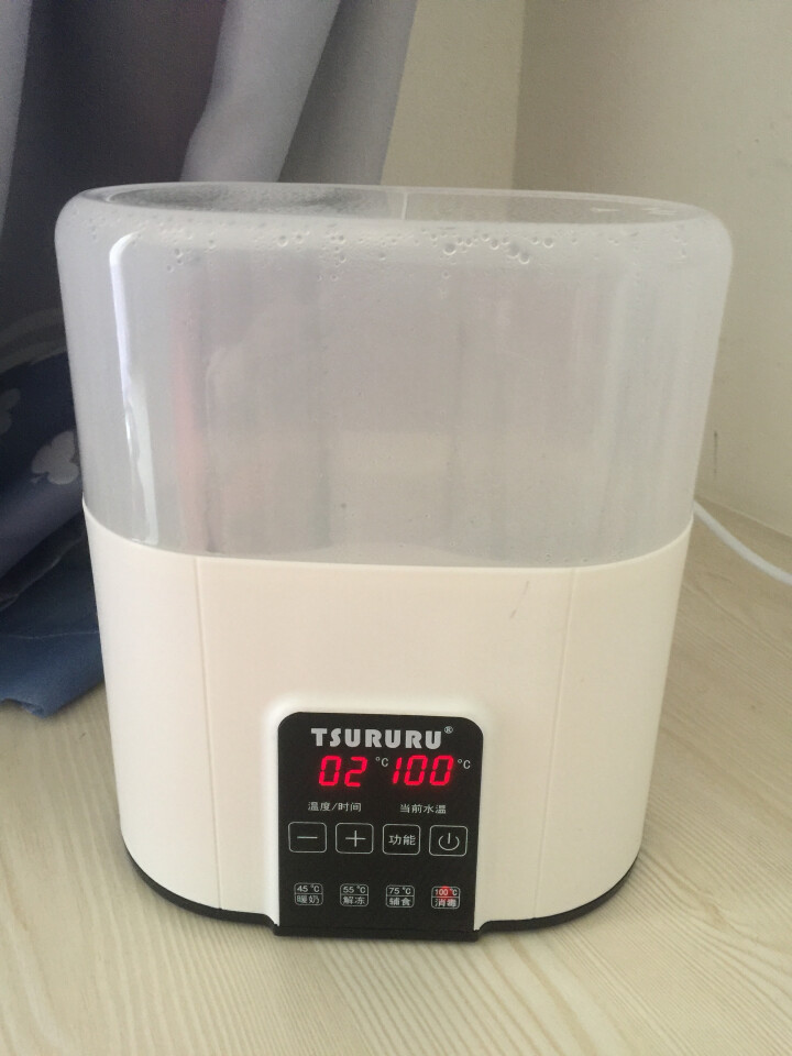 TSURURU 温奶器奶瓶消毒器二合一恒温调奶器智能暖奶器热奶器 珍珠白怎么样，好用吗，口碑，心得，评价，试用报告,第2张