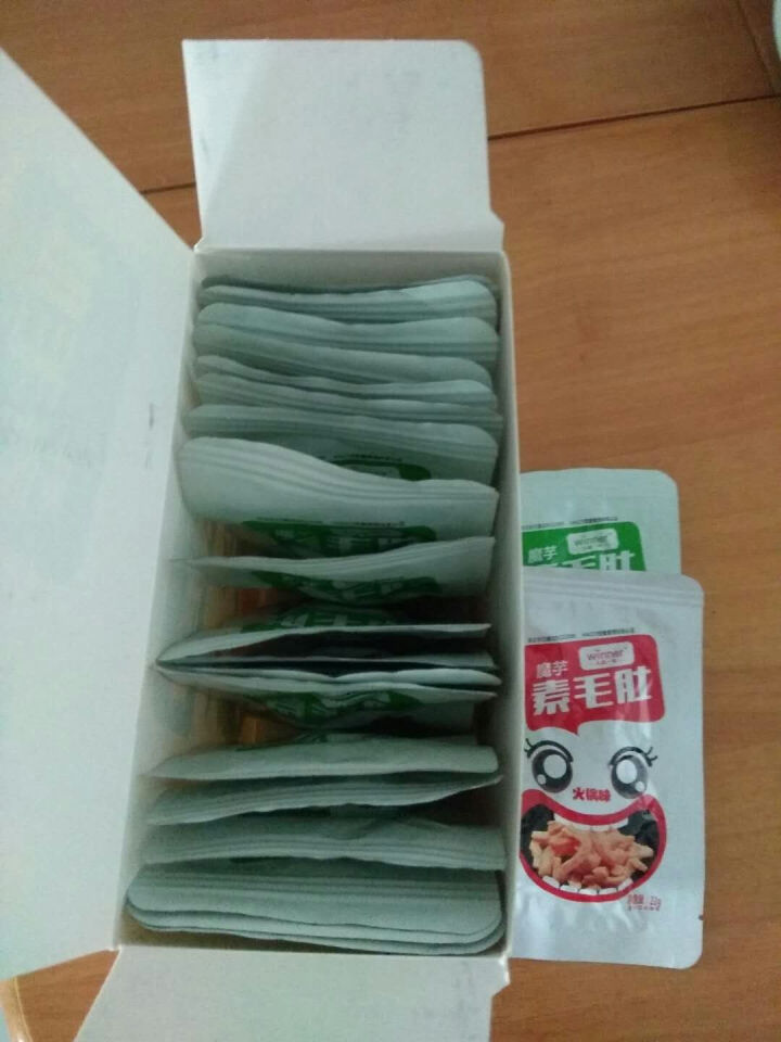 人高一等魔芋素毛肚泡椒味火锅味22g*20包 休闲食品面筋辣条魔芋爽 泡椒味怎么样，好用吗，口碑，心得，评价，试用报告,第3张