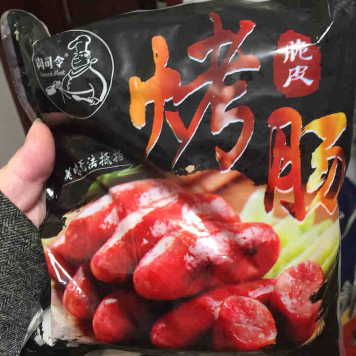 肉司令脆皮烤肠500g*2袋烧烤热狗香肠 烤香肠肉肠 火山石烤肠脆皮肠 烧烤食材 早餐肠 手抓饼食材 脆皮烤肠500g*2袋怎么样，好用吗，口碑，心得，评价，试,第3张