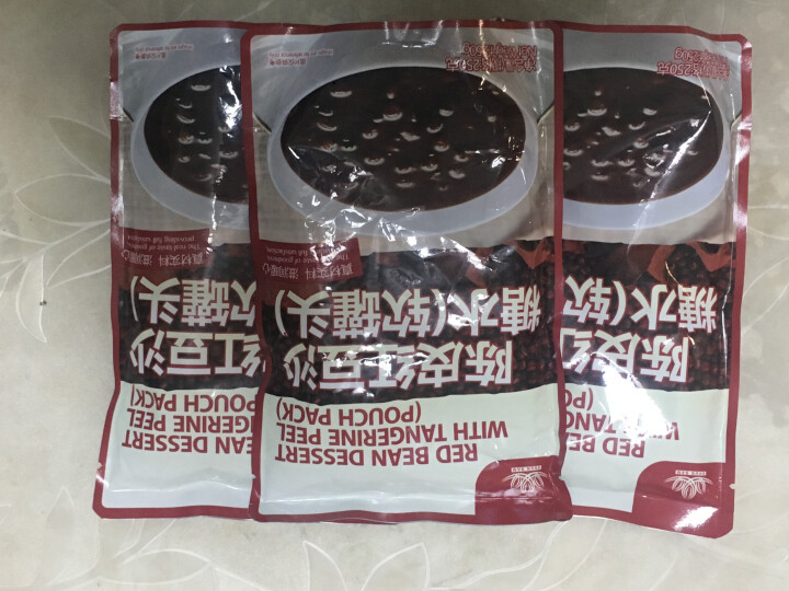 顺南糖水陈皮红豆沙即食代餐谷物糖水甜品 250克*5包怎么样，好用吗，口碑，心得，评价，试用报告,第4张