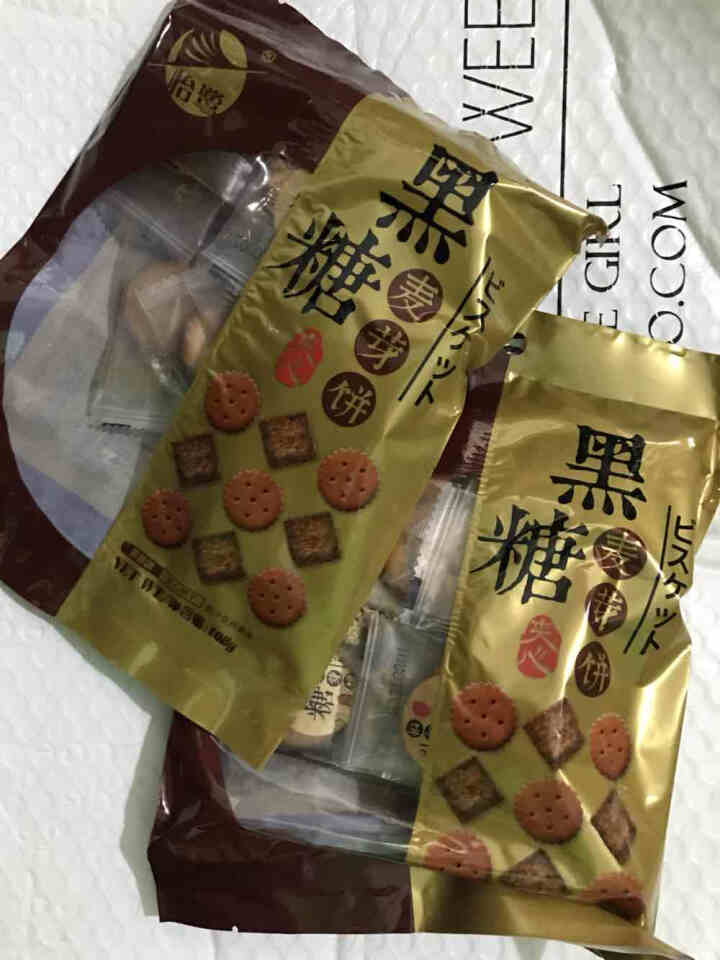 怡鹭 咸蛋黄 黑糖麦芽饼干 108g黑糖夹心*2怎么样，好用吗，口碑，心得，评价，试用报告,第4张