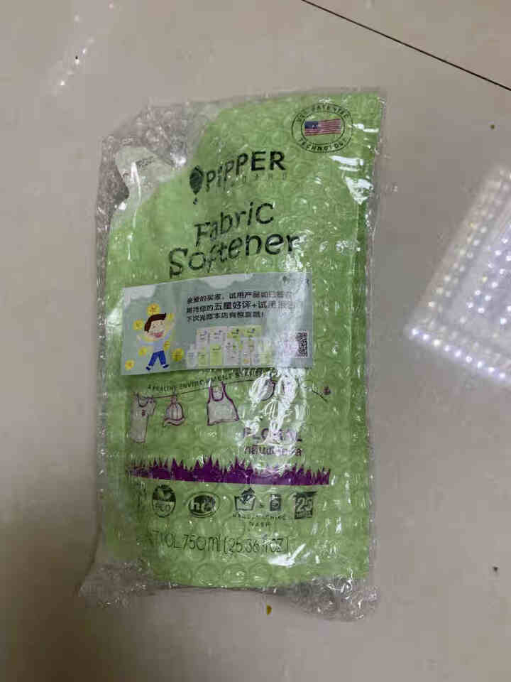 PIPPER 柔顺剂补充装花香 750ml 植物酵素怎么样，好用吗，口碑，心得，评价，试用报告,第2张