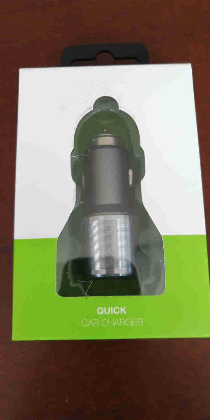 力犬（LIQUAN） 车载充电器快充版 QC3.0 双口输出 铝合金智能温控 12V/24V汽车通用 银灰色（QC3.0+2.4A）怎么样，好用吗，口碑，心得，,第2张