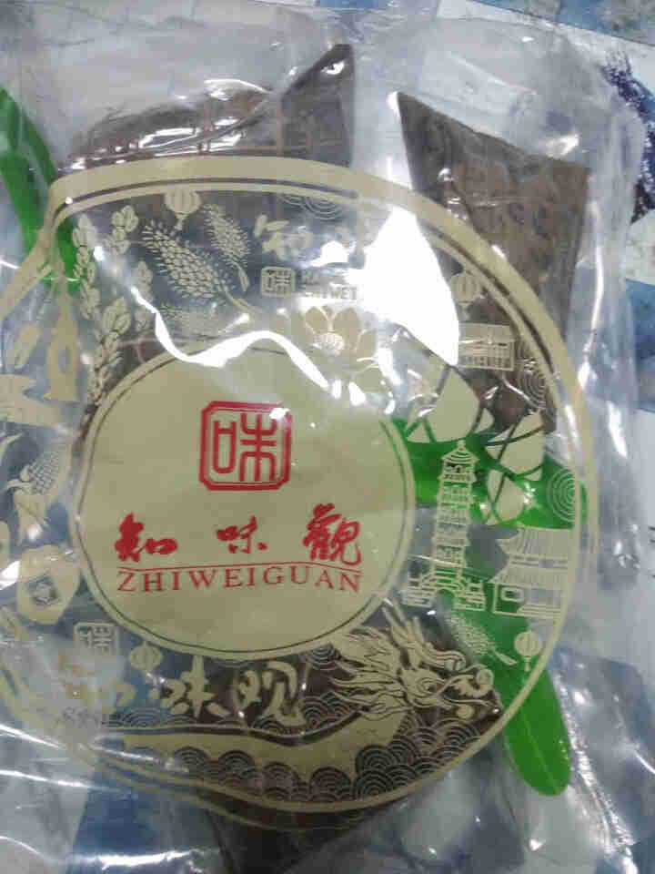 知味观 中华老字号 800g如意端午礼盒 大肉粽洗沙粽红豆粽怎么样，好用吗，口碑，心得，评价，试用报告,第3张