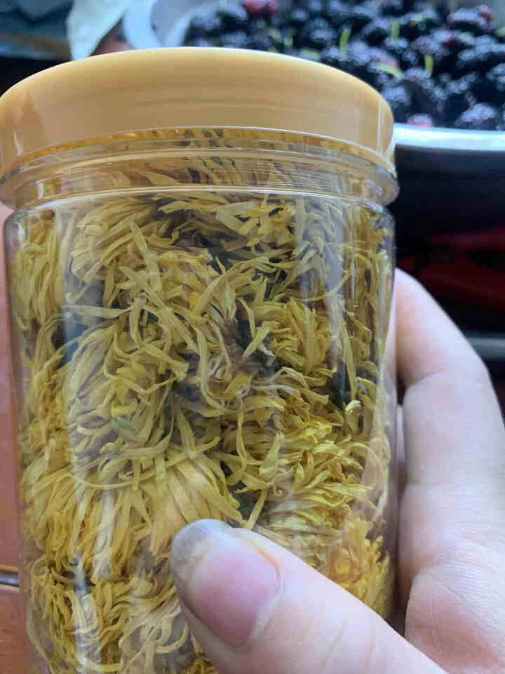 【买2送1再送杯】茗愿 一朵一杯金丝皇菊约50朵 菊花茶花草茶 去火下火茶 可搭特级贡菊胎菊枸杞凉茶 金丝皇菊罐装25克/50,第4张