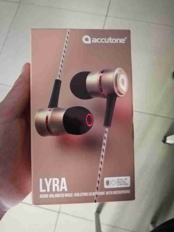 accutone audio Lyra苹果三星华为小米降噪游戏运动入耳式有线手机耳机耳麦plus尊享 Lyra 金色怎么样，好用吗，口碑，心得，评价，试用报告,第2张