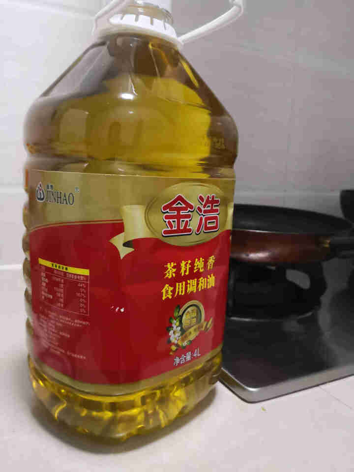 金浩 茶籽纯香食用调和油 非转基因食用油 家庭装 4L怎么样，好用吗，口碑，心得，评价，试用报告,第4张