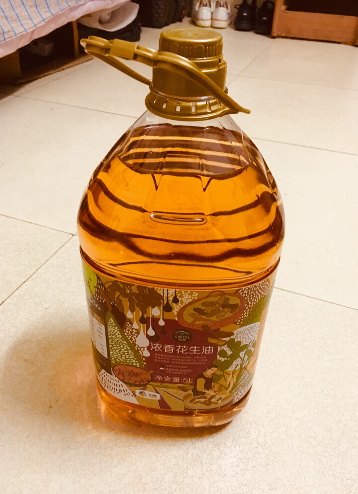 2018年新榨 中粮初萃物理压榨一级浓香花生油5L 当季新榨90天之内新油 食用油充氮保鲜怎么样，好用吗，口碑，心得，评价，试用报告,第2张