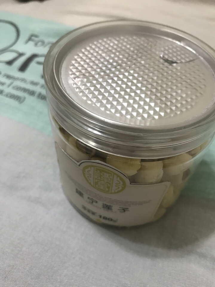 谭富正宗建宁莲子干货去芯 无芯白莲180g 特产新莲绿色食品无熏硫怎么样，好用吗，口碑，心得，评价，试用报告,第4张