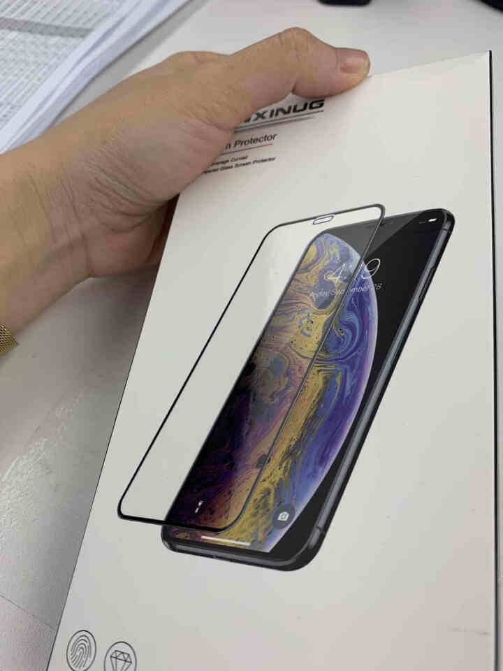 懵星 苹果X/XS钢化膜 iPhone X/XS Max 手机贴膜 全屏高清防爆裂抗指纹全玻璃膜 iPhoneXR全屏高清玻璃膜怎么样，好用吗，口碑，心得，评价,第3张