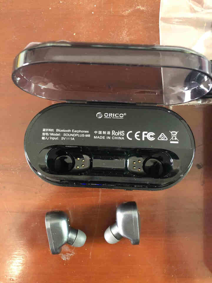 奥睿科（ORICO） 无线蓝牙耳机 HIFI音质运动隐形迷你入耳式耳塞 防水防汗被动降噪安卓苹果通用 灰色怎么样，好用吗，口碑，心得，评价，试用报告,第4张