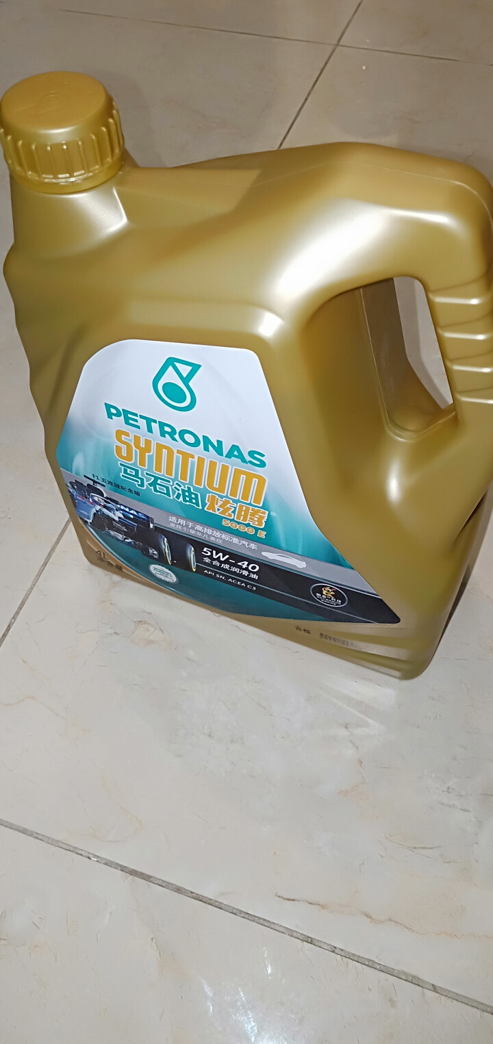 马石油 (PETRONAS ) F1五连冠纪念版 炫腾5000全合成机油 5W,第3张