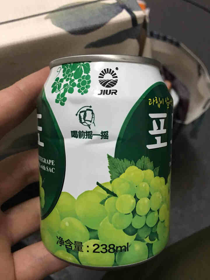 韩国原装进口 九日（JIUR）果汁饮料 礼盒装 加糖葡萄单瓶238Ml怎么样，好用吗，口碑，心得，评价，试用报告,第2张