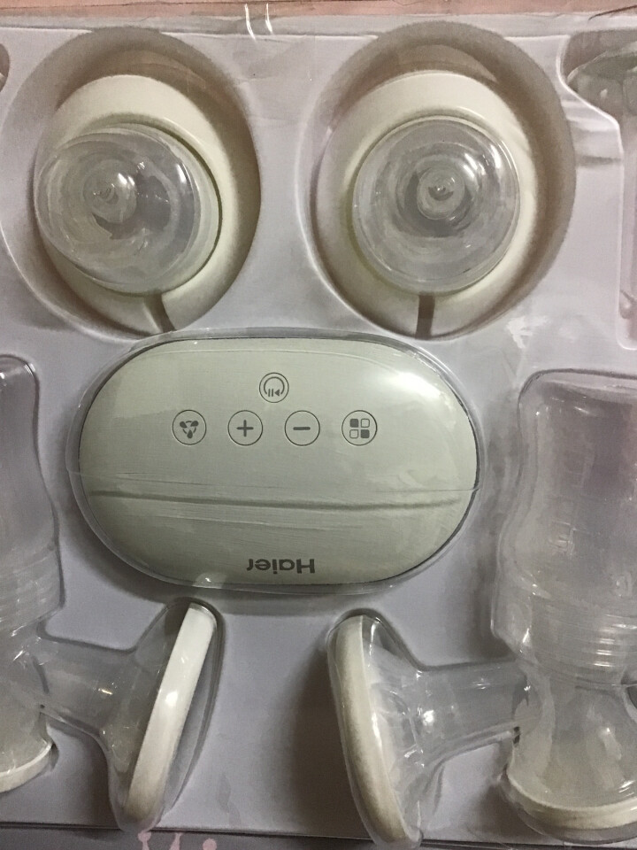 海尔（Haier） 无痛变频电动吸奶器双边电动吸乳器充电式静音挤奶器仿真奶瓶拔奶器HBN,第4张