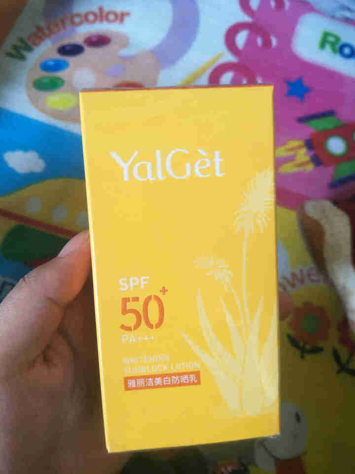 雅丽洁美白防晒乳SPF50+清爽隔离防晒霜紫外线防水防汗学生户外军训芦荟舒缓防晒 SPF50+PA+++60ml怎么样，好用吗，口碑，心得，评价，试用报告,第3张