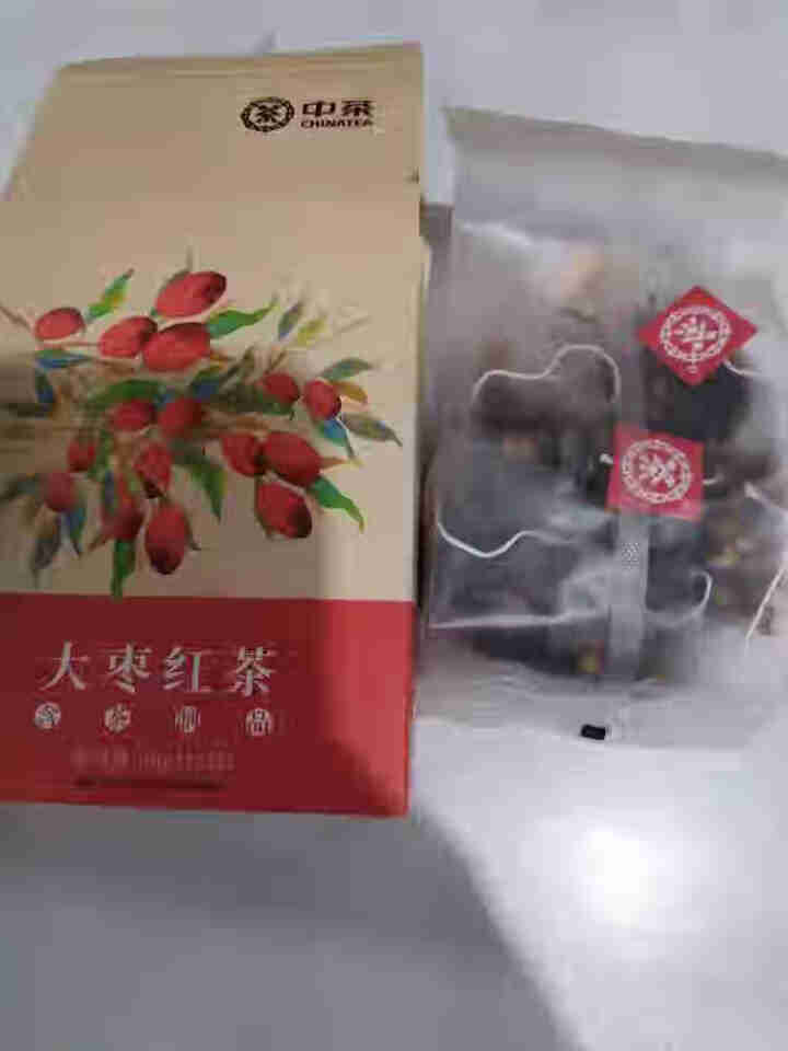 中茶 海堤茶叶 花草茶 桂花乌龙茉莉花茶菊花普洱大枣红茶三角袋泡茶 大枣红茶36克/盒怎么样，好用吗，口碑，心得，评价，试用报告,第4张