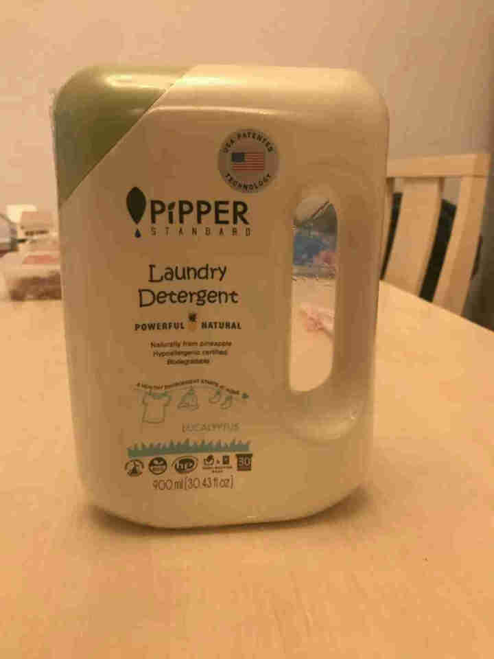 PIPPER 洗衣液尤加利香 900ml 婴儿洗衣液 植物酵素 尤加利香型怎么样，好用吗，口碑，心得，评价，试用报告,第3张