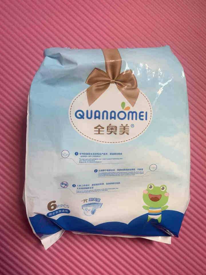 全奥美（Quanaomei）美薄系列婴儿纸尿裤尿不湿拉拉裤活动裤L码 M码体验装/6片怎么样，好用吗，口碑，心得，评价，试用报告,第2张