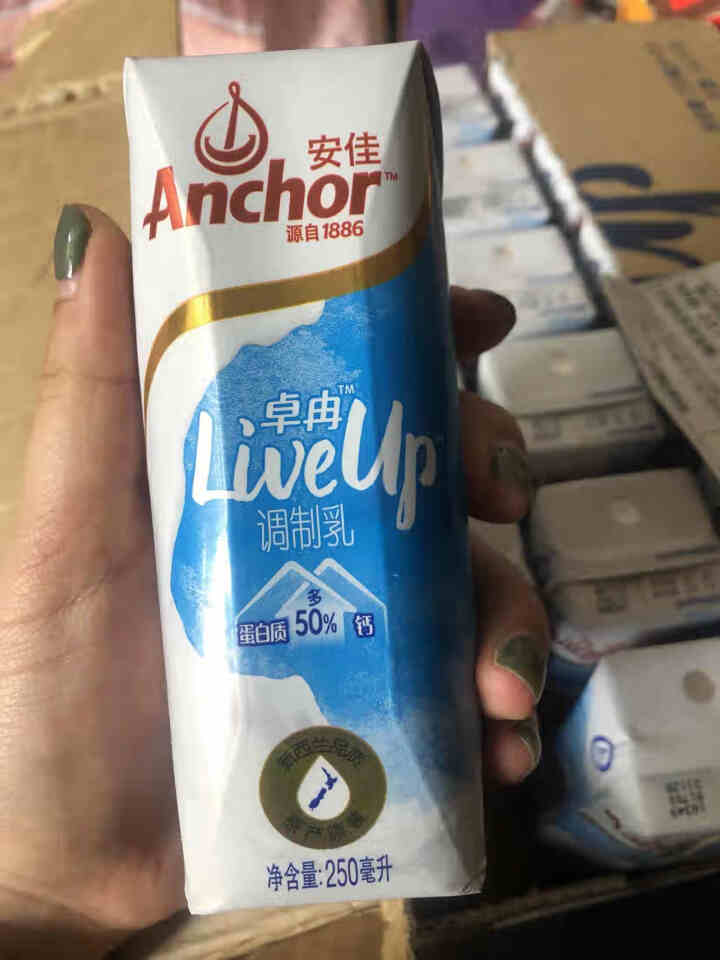 新西兰全进口 安佳卓冉live up 调制乳250mL*24怎么样，好用吗，口碑，心得，评价，试用报告,第4张