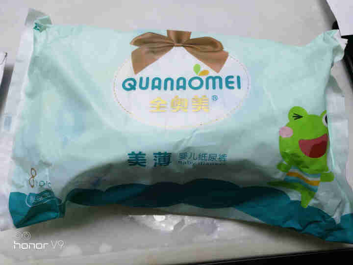 全奥美（Quanaomei）美薄系列婴儿纸尿裤尿不湿尿裤M码52片 XL码体验装/8片怎么样，好用吗，口碑，心得，评价，试用报告,第2张