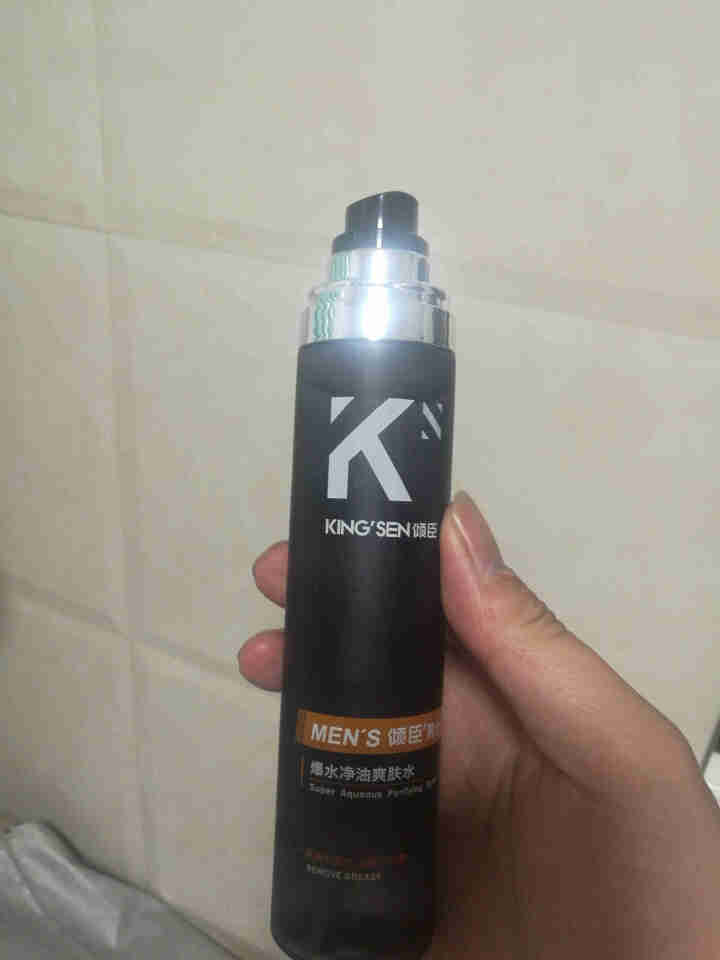 倾臣 男士爆水净油爽肤水120ml 清爽不黏腻 快吸收强滋润 均衡水油细腻毛孔 补水保湿 120ml爽肤水怎么样，好用吗，口碑，心得，评价，试用报告,第4张