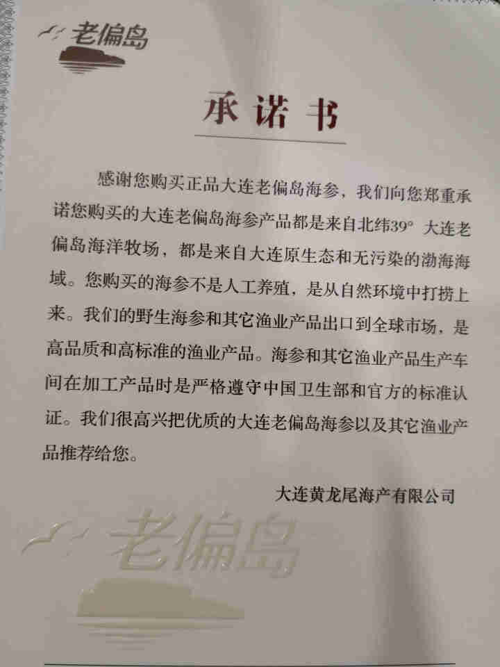 老偏岛 大连野生淡干海参 海参水产 优惠装 干参15,第3张