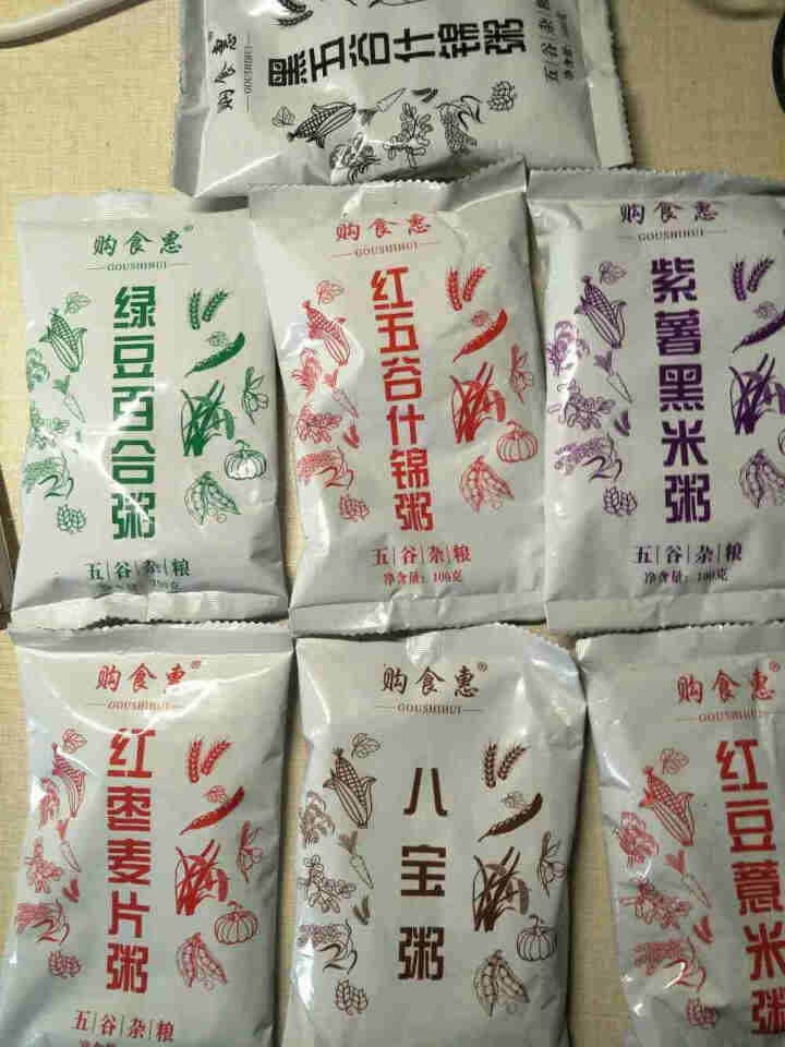 购食惠 7日粥道 五谷杂粮 粥米 7种700g（粥米 粗粮 组合 杂粮 八宝粥原料）怎么样，好用吗，口碑，心得，评价，试用报告,第3张