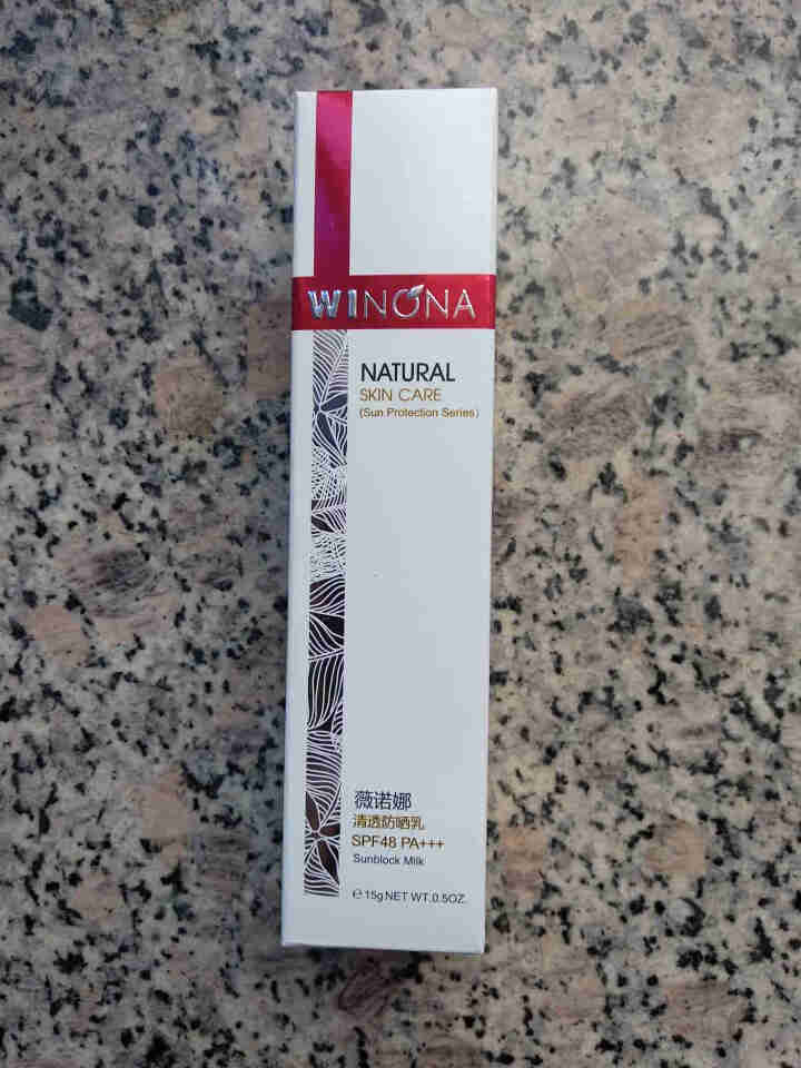 薇诺娜（WINONA）清透防晒乳15g SPF48 PA+++ 清透水薄 保湿隔离防晒霜怎么样，好用吗，口碑，心得，评价，试用报告,第2张