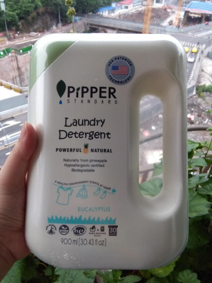 PIPPER 洗衣液尤加利香 900ml 婴儿洗衣液 植物酵素 尤加利香型怎么样，好用吗，口碑，心得，评价，试用报告,第2张